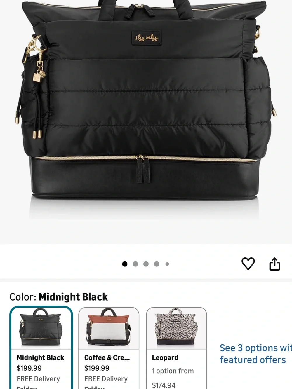 Itzy Ritzy zipper baby